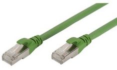 DIGITUS patchkabel PUR, Cat.  6A, S/FTP, 15,0 m, groen