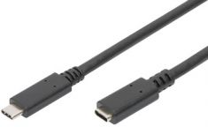 DIGITUS USB 2.0 verlengkabel, zwart, 1,5 m