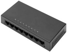 DIGITUS Desktop Fast Ethernet Switch, 8-poorts, Unmanaged