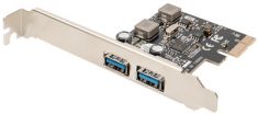 DIGITUS USB 3.0 PCI Express Add-On kaart, 2 poorten