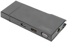 DIGITUS USB 3.0 Universal Docking Station Travel, 7-poorts