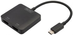 DIGITUS MST Video Hub, 2 poorts, USB-C - 2x HDMI