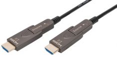 DIGITUS HDMI AOC hybride glasvezelkabel, 4K, zwart, 20 m