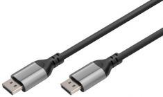 DIGITUS 8K 1.4 DisplayPort aansluitkabel, 1,0 m, zwart