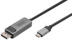 DIGITUS bidirectionele adapterkabel, USB-C - displayPort, 1 m