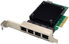 DIGITUS Gigabit Ethernet PCI Express netwerkkaart, 4-poorts