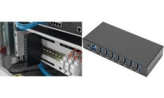 DIGITUS USB 3.0 Hub Industrial Line, 7-poorts, zwart