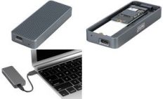 DIGITUS USB-harddisk behuizing, SSD, extern, NVMe, 20 Gbps