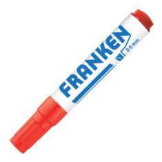 FRANKEN Flipover marker, wigpunt, 2-6 mm, rood