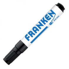 FRANKEN Flipover marker, wigpunt, 2-6 mm, zwart