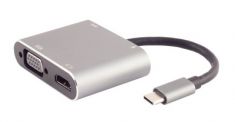 shiverpeaks BASIC-S USB-Dockingstation 4in1, USB-C stekker