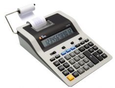 TWEN printende desktop rekenmachine 130 PD, grijs/zwart