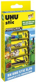 UHU lijmstift stic MINECRAFT, Collection Box met 8x 8,2 g