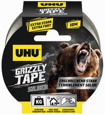 UHU PE-weefseltape / duct tape GRIZZLY TAPE, zilver, 49 x 10 m