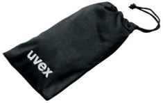 uvex fleece-zak voor beugelbrillen, zwart