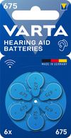 VARTA knoopcelbatterij/knoopbatterij voor gehoorapparaat 'Hearing Aid Batteries' 675