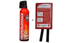 REINOLD MAX brandblus-spray 'STOP FIRE' + blusdeken