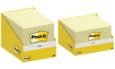 Post-it zelfklevende memo's, 76 x 76 mm, geel