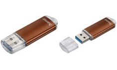 hama USB 3.0 geheudenstick / memorystick 'Latea', 256 GB, bruin