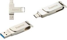 hama USB 3.0 / 3.1 memory stick 'C-Rotate Pro', 32 GB, zilver