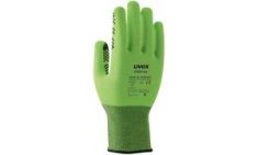 uvex handschoen met snijprotectie C500 dry, maat 11, lime/antraciet