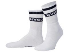 uvex sokken 'Basic', wit, maat 43-46, 3 paar