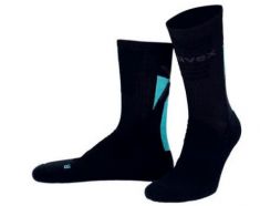 uvex sokken 'Functional', zwart / blauw, maat 35-38