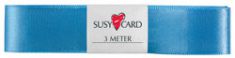 SUSY CARD geschenklint 'Dubbelsatijn', 25 mm x 3 m, lichtblauw