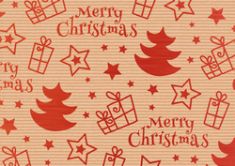 SUSY CARD Kerst-pakpapier 'Xmas Elements'