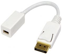 LogiLink Adapter, DisplayPort stekker - Mini DisplayPort