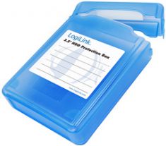 LogiLink HDD-Box voor 3,5' harde schijf, blauw