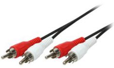 LogiLink audiokabel, 2x Cinch-stekker - 2x Cinch-stekker, 2,5m