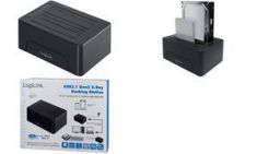 LogiLink USB 3.1 harde schijf Docking Station, 2x 2,5´/3,5´ SATA harde schijf