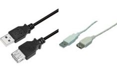 LogiLink USB 2.0 verlengkabel, zwart, 3,0 m