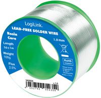 LogiLink soldeerdraad, diameter: 1 mm, 0,7% koper, 100 g