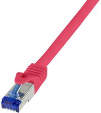 LogiLink patchkabel Ultraflex, Cat. 6A, S/FTP, 0, 5 m, rood