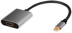 LogiLink Mini DisplayPort - HDMI adapterkabel, 0,15 m