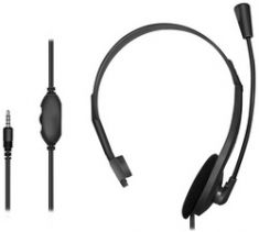 LogiLink Mono Headset, met microfoon, 3,5 mm Jackplug