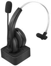 LogiLink Bluetooth 5.0 Mono Headset met laadstation, zwart