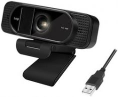 LogiLink Full-HD-USB-webcam met Dual-microfoon, zwart