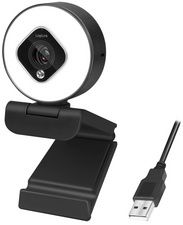 LogiLink Full-HD-USB-Webcam met Dual-microfoon, zwart