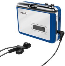 LogiLink Walkman voor Bluetooth-apparaten, blauw/zilver