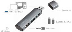 LogiLink USB 3.2 Gen2 Hub, 3 poorts, alu