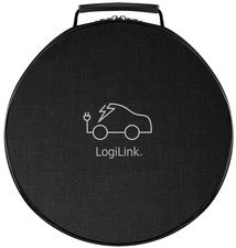 LogiLink opbergtas voor auto-laadkabel, rond, nylon