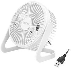 LogiLink USB-desktop ventilator, 40 dB, wit