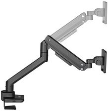 LogiLink monitorarm, aluminium, armlengte: 473 mm, Flat & Curved Screens, zilver