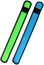 LogiLink LED-reflectorband, set van 2, blaue en groen