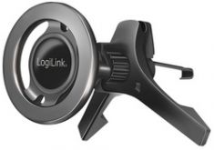 LogiLink magnetische 3-punts-smartphone-houder voor in de auto, zwart