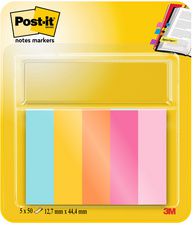 Post-it Haftstreifen Page Marker, 12,7 x 44,4 mm, Beachside Collection