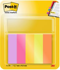 Post-it Haftstreifen Page Marker, 12,7 x 44,4 mm, Energetic Collection